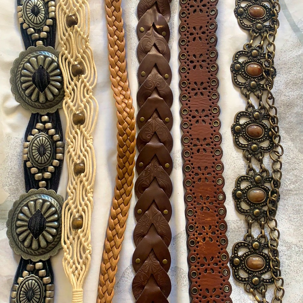 VINTAGE BELT BUNDLE!!